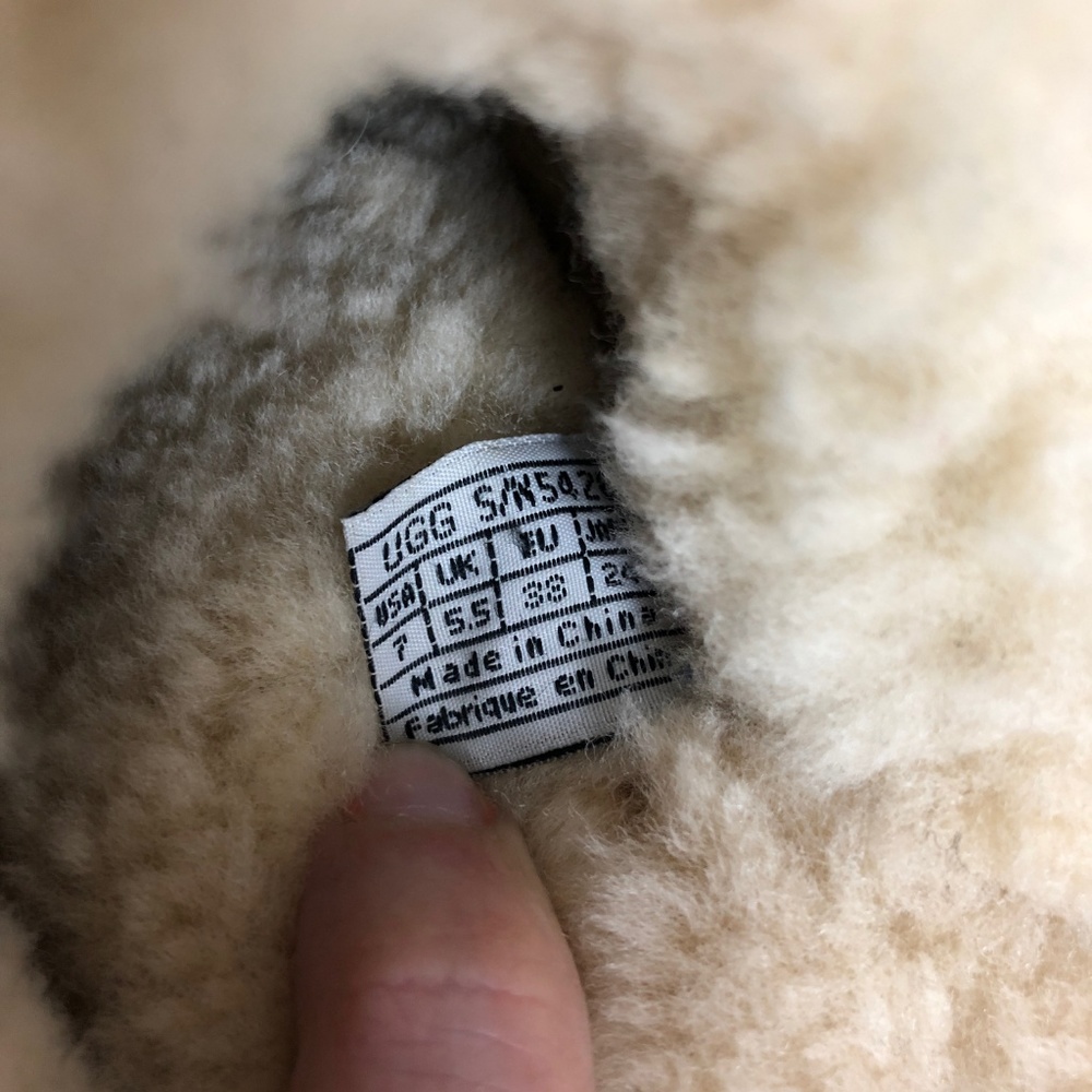 Ugg Purple Suede Shearling Lined Clogs - image 5